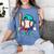 Baseball Drippy Style Apparel For Boys Youth Drip Baseball Women's Comfort Colors T-Shirt Chalky Mint