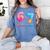 Baseball Ice Cream Drip 67 Official Teenager 13th Birthday Women's Comfort Colors T-Shirt Chalky Mint