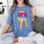 Baseball Ice Cream Drip Home Plate Glove Respect Drip 2 Side Women's Comfort Colors T-Shirt Chalky Mint