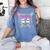 Baseball Ice Cream Drip Number 23 Player 23rd Birthday Women's Comfort Colors T-Shirt Chalky Mint
