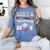 Baseball Ice Cream Drip Sista Of The Birthday Boy Women's Comfort Colors T-Shirt Chalky Mint