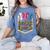 Baseball Lifestyle Ball Sprinkles Drip Boys Kids Men Teen Women's Comfort Colors T-Shirt Chalky Mint