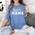 Baseball Mom Design Women's Comfort Colors T-Shirt Chalky Mint