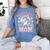 Baseball Mom Mama Mother's Dog In My Baseball Mom Era Women's Comfort Colors T-Shirt Chalky Mint
