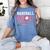 Baseball Mom Pink Ribbon Breast Cancer Awareness Fighters Women's Comfort Colors T-Shirt Chalky Mint