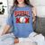 Baseball Mom Sports Red Women's Comfort Colors T-Shirt Chalky Mint