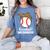 Baseball MomMom Baseball Player Leopard Mom Mom Women's Comfort Colors T-Shirt Chalky Mint