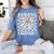 Baseball Sister Women's Comfort Colors T-Shirt Chalky Mint