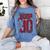 Betty Boop Baseball Logo Jersey With Stars Cute Cartoon Women's Comfort Colors T-Shirt Chalky Mint Betty Boop Baseball Logo Jersey With Stars Cute Cartoon Women's Comfort Colors T-Shirt Chalky Mint