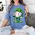 Boys St Patrick’s Day Baseball Drip Ice Cream Apparel Youth Women's Comfort Colors T-Shirt Chalky Mint