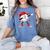 Boys Valentines Baseball Women's Comfort Colors T-Shirt Chalky Mint