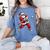 Christmas Baseball Player Santa Xmas Boys Men Toddler Women's Comfort Colors T-Shirt Chalky Mint Christmas Baseball Player Santa Xmas Boys Men Toddler Women's Comfort Colors T-Shirt Chalky Mint