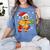 Christmas Gingerbread Man Baseball Player Catcher Women's Comfort Colors T-Shirt Chalky Mint