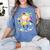 Cute Easter Baseball Ice Cream Boys Girls Kids Women's Comfort Colors T-Shirt Chalky Mint