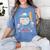 Donut Baseball Hat Ball Bat Cute Sport Toddler Boys Kids Men Women's Comfort Colors T-Shirt Chalky Mint
