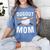 Dugout Mom Baseball Mommy Baseball Mother's Day Women's Comfort Colors T-Shirt Chalky Mint