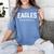 Eagles Baseball Inspired Women's Comfort Colors T-Shirt Chalky Mint