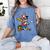 Easter Bunny Baseball Player Batter Rabbit Boys Kids Men Women's Comfort Colors T-Shirt Chalky Mint