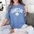 Game Day Baseball Player And Fan Graphic Women's Comfort Colors T-Shirt Chalky Mint