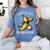 Lets Go Bananas Baseball Retro Sports Boys Kids Men Youth Premium Tri-Blend Women's Comfort Colors T-Shirt Chalky Mint