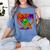 Halloween Baseball Ice Cream Drip Boys Girls Youth Women's Comfort Colors T-Shirt Chalky Mint