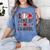 Happy 101 Days Of School Baseball Sports 100th Day Women's Comfort Colors T-Shirt Chalky Mint