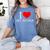 I Heart My Wawa Raglan Baseball Tee Women's Comfort Colors T-Shirt Chalky Mint I Heart My Wawa Raglan Baseball Tee Women's Comfort Colors T-Shirt Chalky Mint