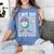 I Hit 100 Days Of School Baseball Ice Cream Drip Boys Girls Women's Comfort Colors T-Shirt Chalky Mint