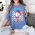 I Hit 100 Days Of School Baseball Ice Cream Drip Women's Comfort Colors T-Shirt Chalky Mint