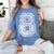 Jersey Number 8 Eight T-Shirt Football Number Baseball Mom Women's Comfort Colors T-Shirt Chalky Mint