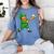 Leprechaun Playing Baseball St Patricks Day Men Boys Kids Women's Comfort Colors T-Shirt Chalky Mint
