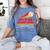 Love Is Our Home Run Baseball Valentine Couple Women's Comfort Colors T-Shirt Chalky Mint