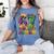 Mardi Gras Six Seven Baseball Drip Number 6 7 Meme Women's Comfort Colors T-Shirt Chalky Mint