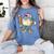 Melted Ice-Cream Baseball Mascot Pastel Pop Women's Comfort Colors T-Shirt Chalky Mint Melted Ice-Cream Baseball Mascot Pastel Pop Women's Comfort Colors T-Shirt Chalky Mint
