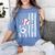 Mom Of Ballers USA Flag Soccer Baseball Mom Women's Comfort Colors T-Shirt Chalky Mint Mom Of Ballers USA Flag Soccer Baseball Mom Women's Comfort Colors T-Shirt Chalky Mint
