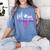 Mom Baseball Ice Cream Drip Birthday Boy Family Women's Comfort Colors T-Shirt Chalky Mint