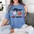 Mom Of Both Basketball Baseball Mom Women's Comfort Colors T-Shirt Chalky Mint