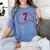 Number 7 Years Baseball 7TH Birthday Women's Comfort Colors T-Shirt Chalky Mint Number 7 Years Baseball 7TH Birthday Women's Comfort Colors T-Shirt Chalky Mint