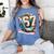 Six Seven Baseball Lifestyle 67 Meme Gen Alpha Slang Premium Tri-Blend Women's Comfort Colors T-Shirt Chalky Mint
