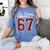 Six Seven Meme Boys Girls Kids 67 Baseball Jersey Women's Comfort Colors T-Shirt Chalky Mint