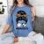 Soccer Baseball Mom Of Both Messy Bun Leopard Mother's Day Women's Comfort Colors T-Shirt Chalky Mint