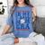 In My T-Ball Mom Era Baseball Mom Groovy Mother's Day Women's Comfort Colors T-Shirt Chalky Mint