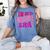 In My T-Ball Mom Era Leopard Baseball Mom Groovy Women's Comfort Colors T-Shirt Chalky Mint