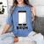 Texted First Bruh Seen Message Valentine's Day Humor Raglan Baseball Tee Women's Comfort Colors T-Shirt Chalky Mint