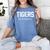 Tigers Baseball Inspired Women's Comfort Colors T-Shirt Chalky Mint Tigers Baseball Inspired Women's Comfort Colors T-Shirt Chalky Mint