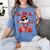 Valentines Day Baseball Six Seven 67 Meme Heart Baseball Dab Women's Comfort Colors T-Shirt Chalky Mint