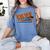 Wolves Baseball Team Baseball Mom Wolf Sports School Spirit Women's Comfort Colors T-Shirt Chalky Mint