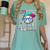100 Days Of School Baseball Drip Ice Cream Boys Kids Women's Comfort Colors T-Shirt Violet