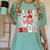6 7 Bruh Six Seven Valentine Heart Baseball Women's Comfort Colors T-Shirt Violet