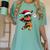 67 Gingerbread Man Playing Baseball Christmas 6 7 Meme Women's Comfort Colors T-Shirt Violet